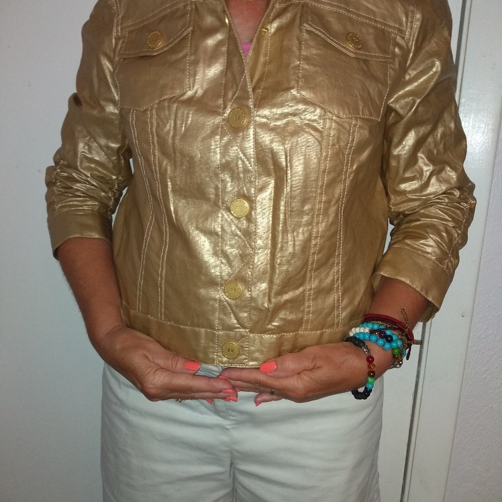 Peter Nygaro metallic jacket
